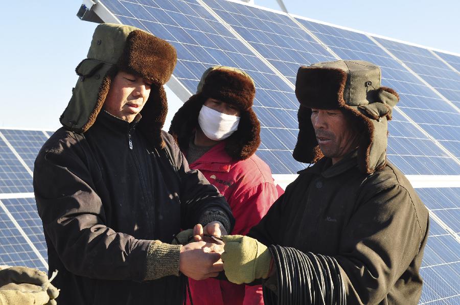 #（经济）（1）甘肃首个风光互补发电项目即将并网发电