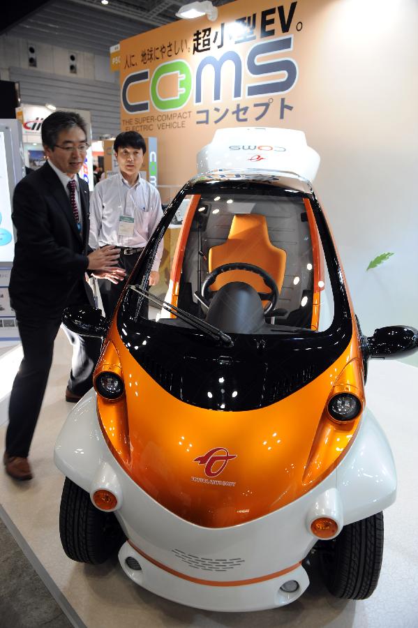 （国际）（1）日本“人与汽车技术”展览会开幕 电动汽车成亮点