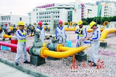 西气东输二线正式向深圳供天然气