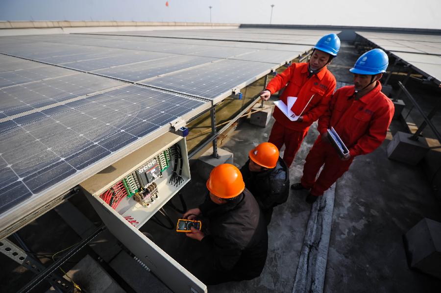 （科技）（3）浙江湖州：屋顶太阳能发电站正式并网发电