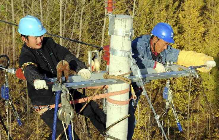 山东郯城农村电网升级备战寒冬