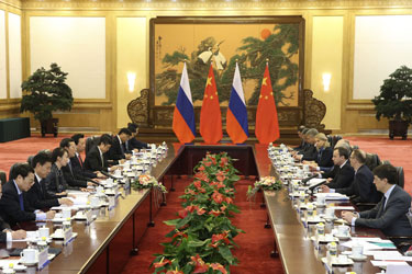张高丽与俄罗斯副总理举行会晤