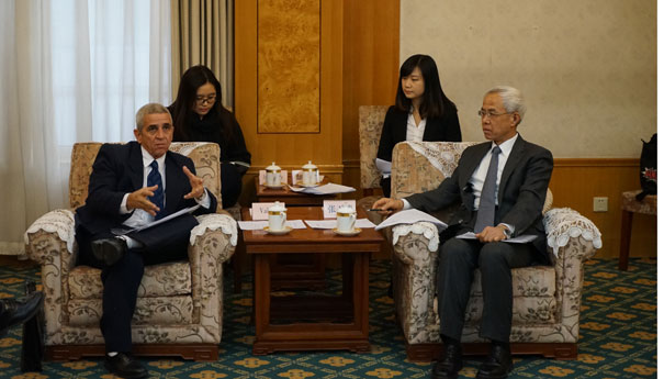 张玉清会见古巴能源与矿业部部长